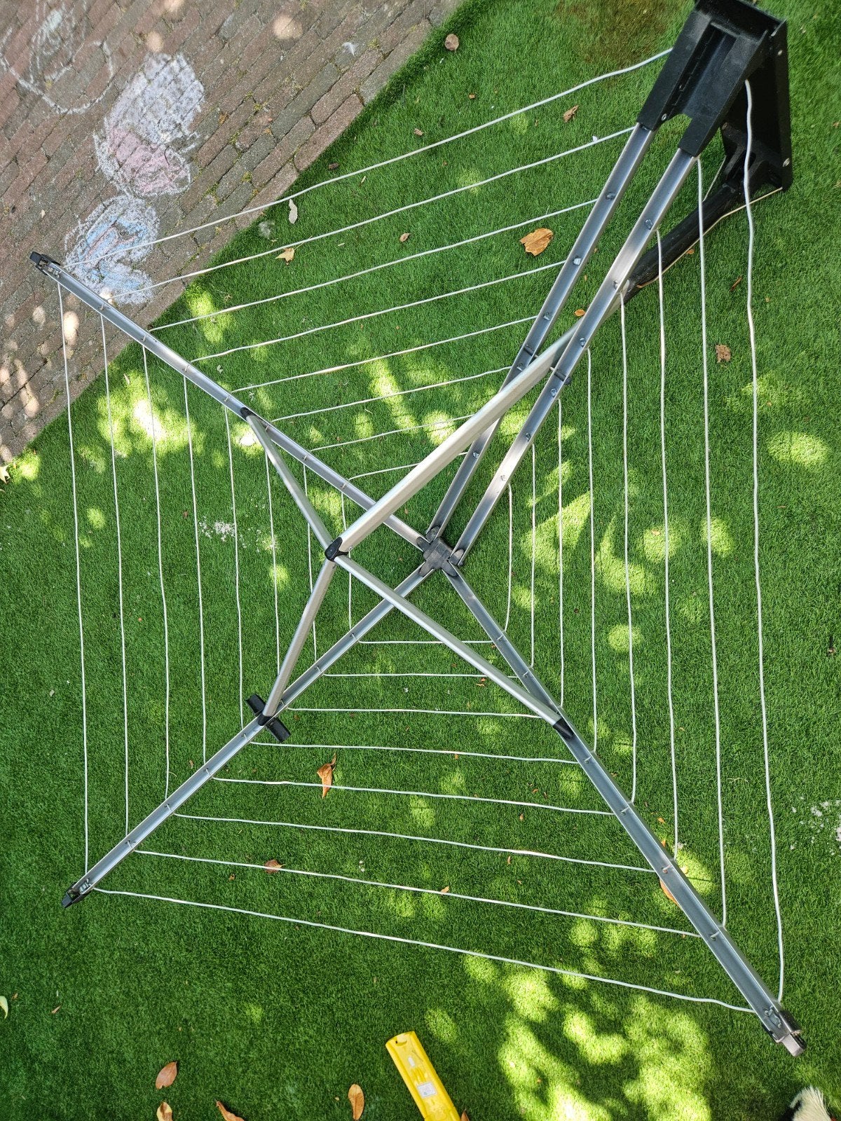 Brabantia wanddroogrek, Ophalen, Droogmolen