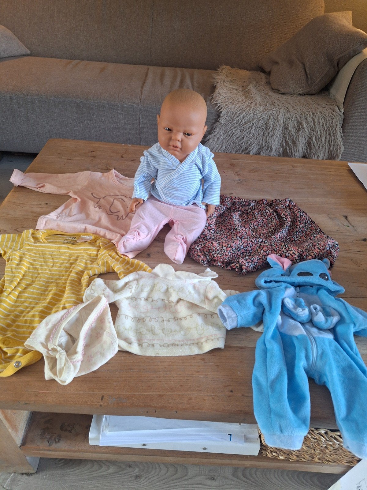Levensechte babypop, Ophalen of Verzenden, Zo goed als nieuw, Babypop