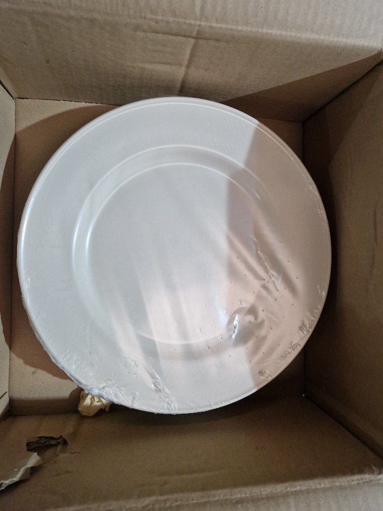 12 stuks nieuwe Steelite plain ivory bord 30cm, Nieuw, Ophalen of Verzenden, Bord(en), Overige stijlen