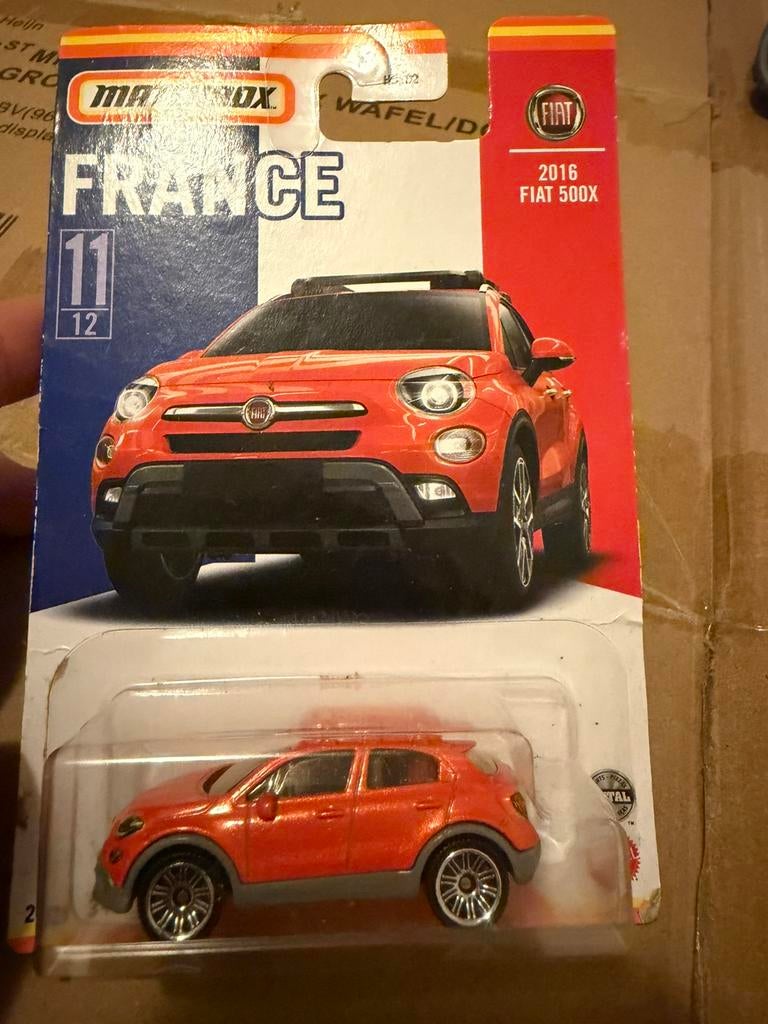 Matchbox Fiat 500x, Ophalen of Verzenden, Zo goed als nieuw