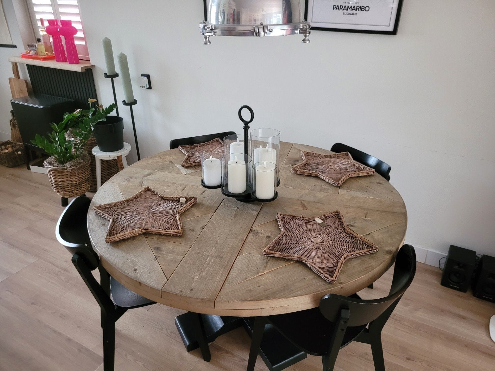 Rivièra Maison placemats in stervorm (4 stuks), Gebruikt, Ophalen of Verzenden, Landelijk, Natuurlijk materiaal