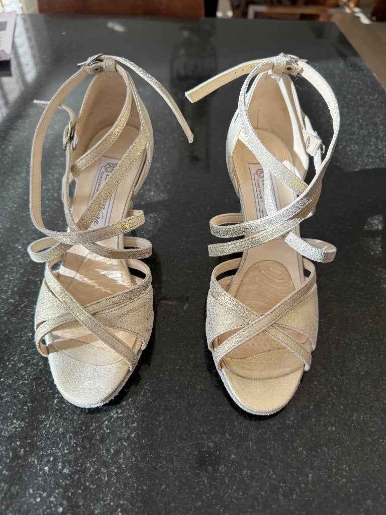 salsa schoenen Werner Kern maat 37, Beige, Dansschoenen, Ophalen of Verzenden, Zo goed als nieuw
