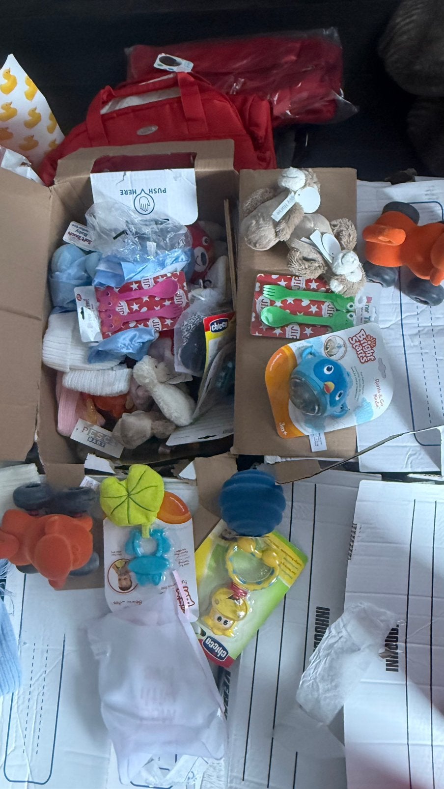 Partij baby kinder artikelen 10 verhuisdozen, Ophalen, Nieuw