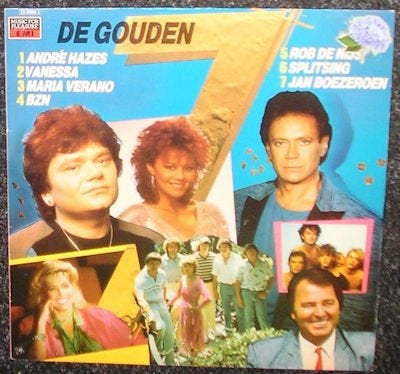 De Gouden 7 – met o.a. Splitsing wind en zeilen  1986 LP1764, LP, Gebruikt, Pop, Ophalen of Verzenden