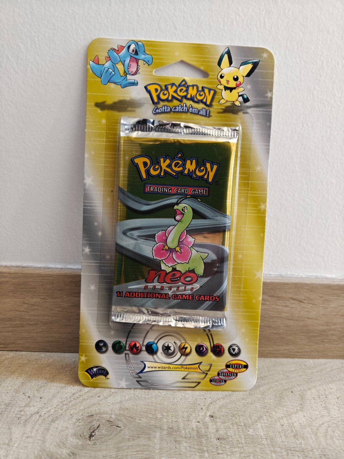 Pokémon neo genesis blister WOTC, Ophalen of Verzenden, Nieuw, Booster, Foil
