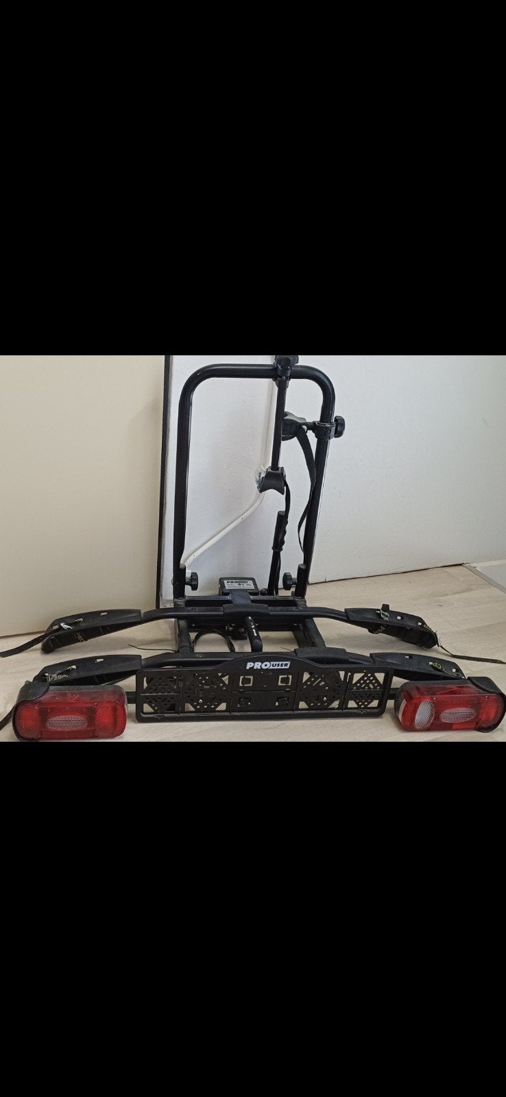 Fietsendrager Pro User Amber voor 2 fietsen, Auto diversen, Fietsendragers, Ophalen, 2 fietsen, Gebruikt, Trekhaakdrager