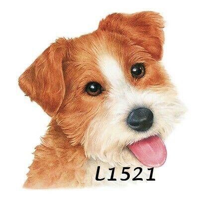 Servetten decoupage/bullet journal * Bobby * hond L1521, Verzenden, Nieuw
