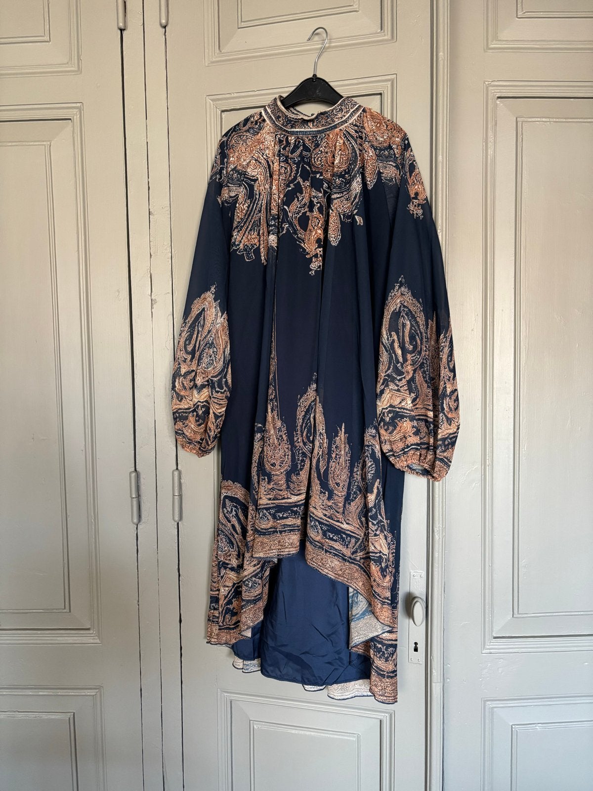 Jurk Tuniek met Paisley Print - Maat xl xxl 44 46 48 NIEUW!, Kleding | Dames, Ophalen of Verzenden, Nieuw, Blauw, Jurk