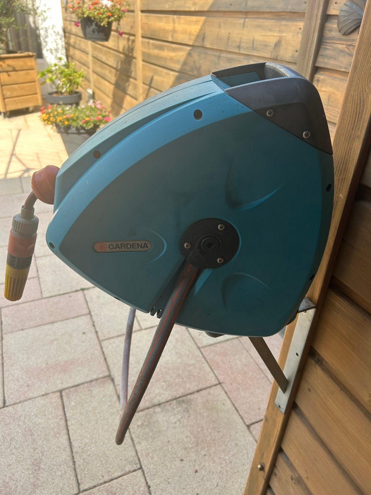 Gardena slangen haspel, Ophalen, Gebruikt, Tuinslanghaspel