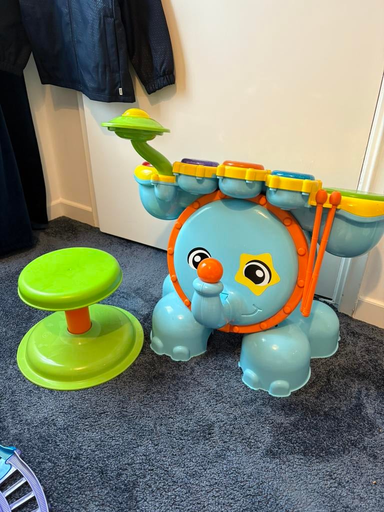 Vtech drumstel, Ophalen, Zo goed als nieuw, 6 maanden tot 2 jaar