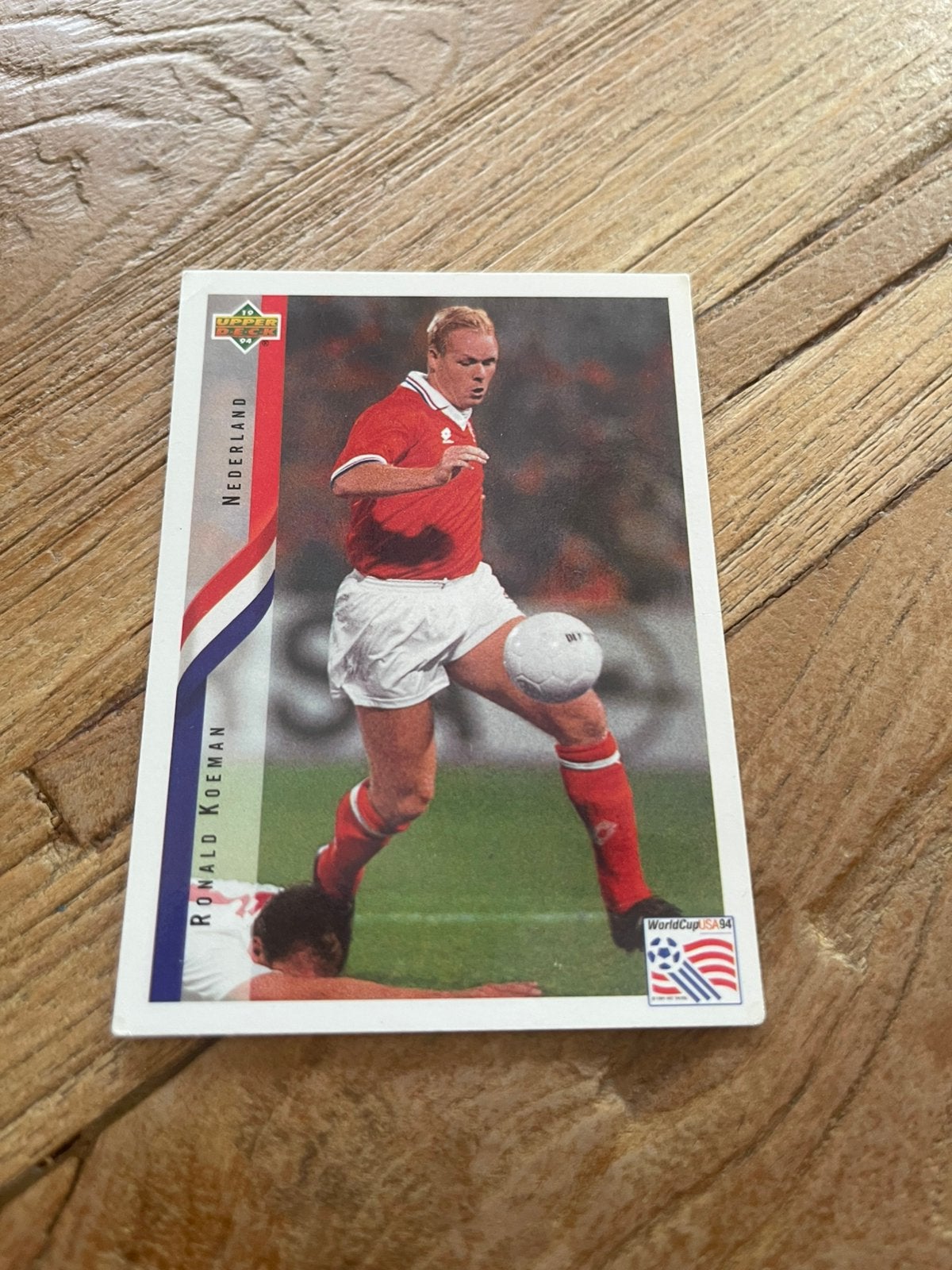 Ronaldo Koeman WK 1994 Nederlands elftal Upper deck, Ophalen of Verzenden, Zo goed als nieuw, Plaatje