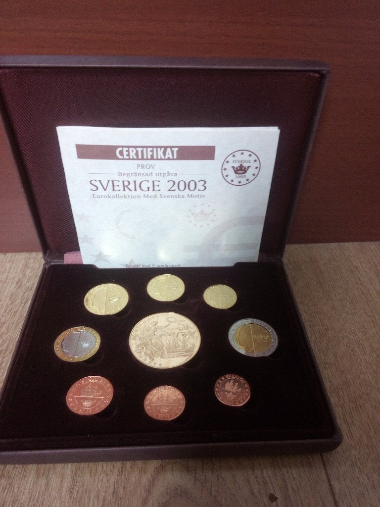 PATTERN BOX ZWEDEN 2003 BIJ JOHN, Postzegels en Munten, Munten | Europa | Euromunten, Verzenden, Overige landen, Overige waardes