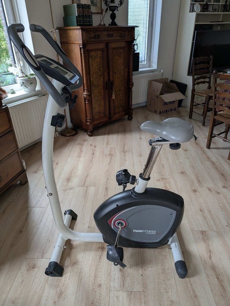 Flow Fitness Turner DHT50 hometrainer, Ophalen, Gebruikt, Metaal, Benen