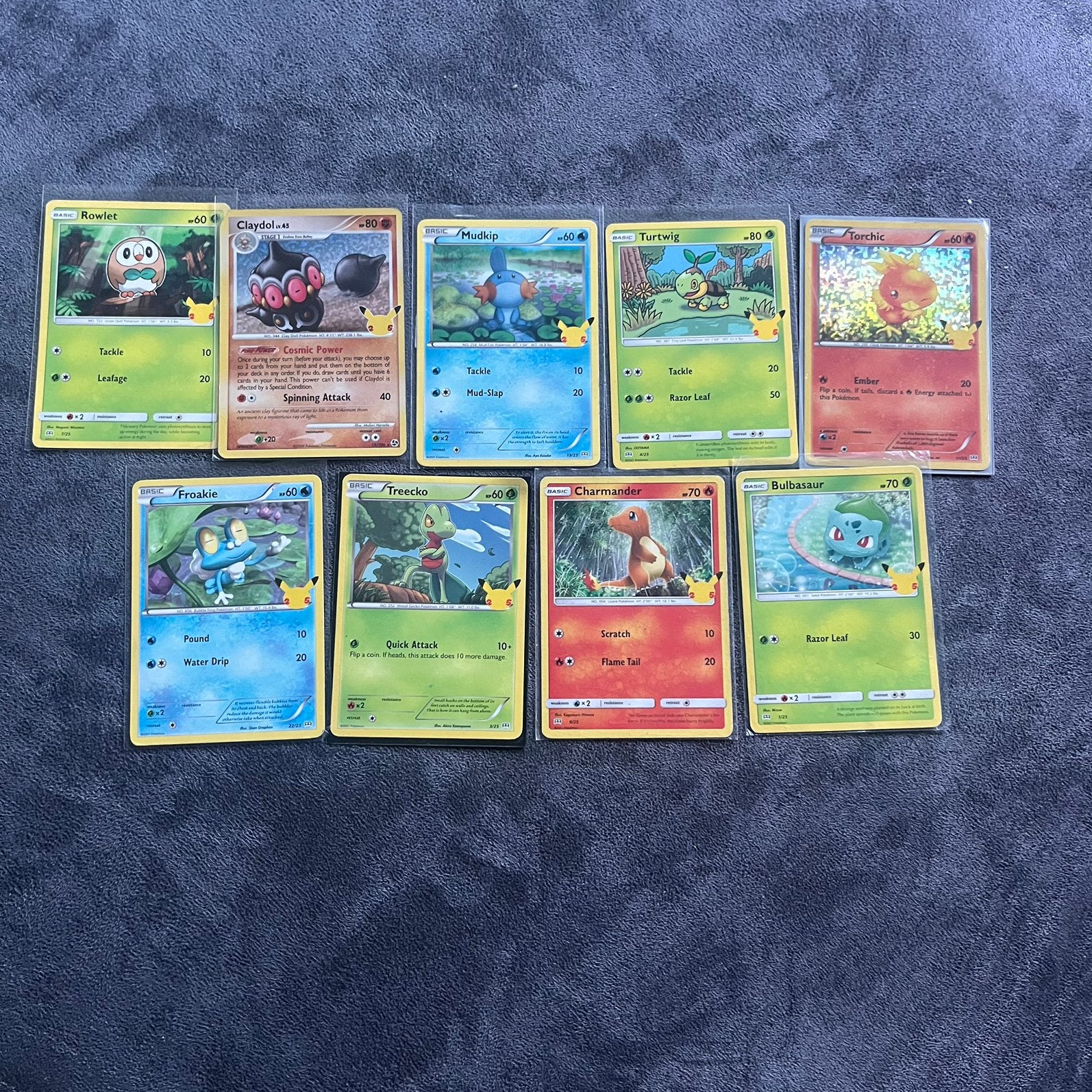 Pokémon 25th Anniversary kaarten – Starter Pokémon collectie, Hobby en Vrije tijd, Verzamelkaartspellen | Pokémon, Ophalen of Verzenden
