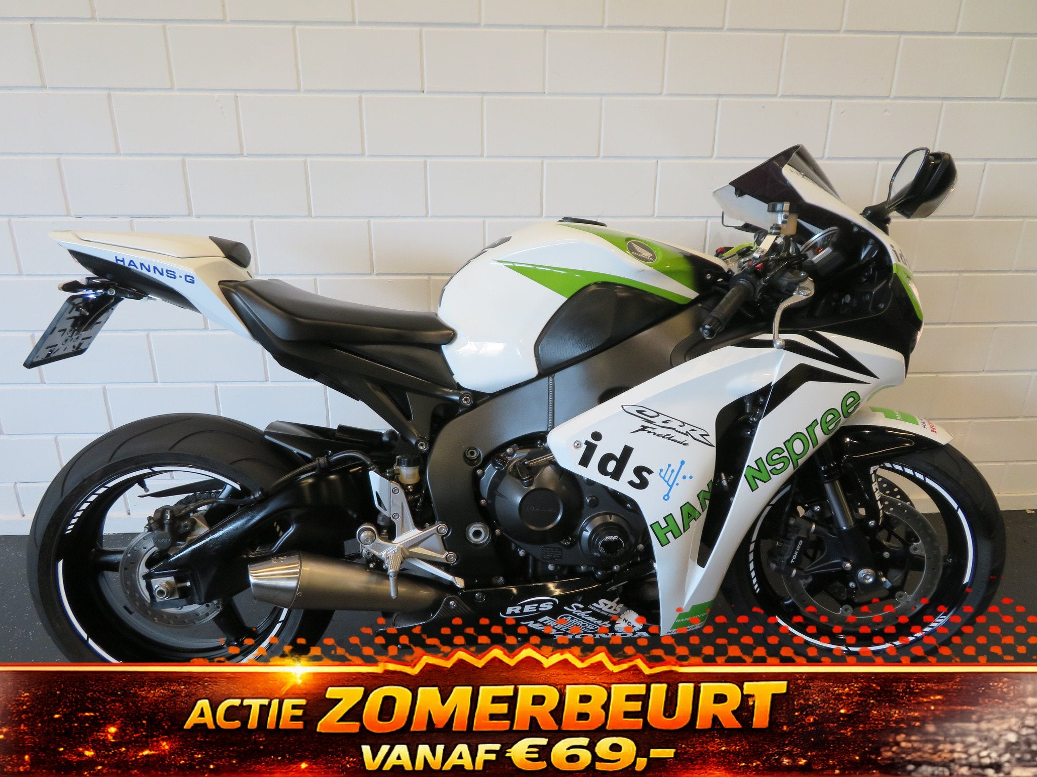 Honda CBR 1000 RR FIREBLADE HANSPREE TOP! (bj 2011), Motoren, Motoren | Honda, Bedrijf, Super Sport
