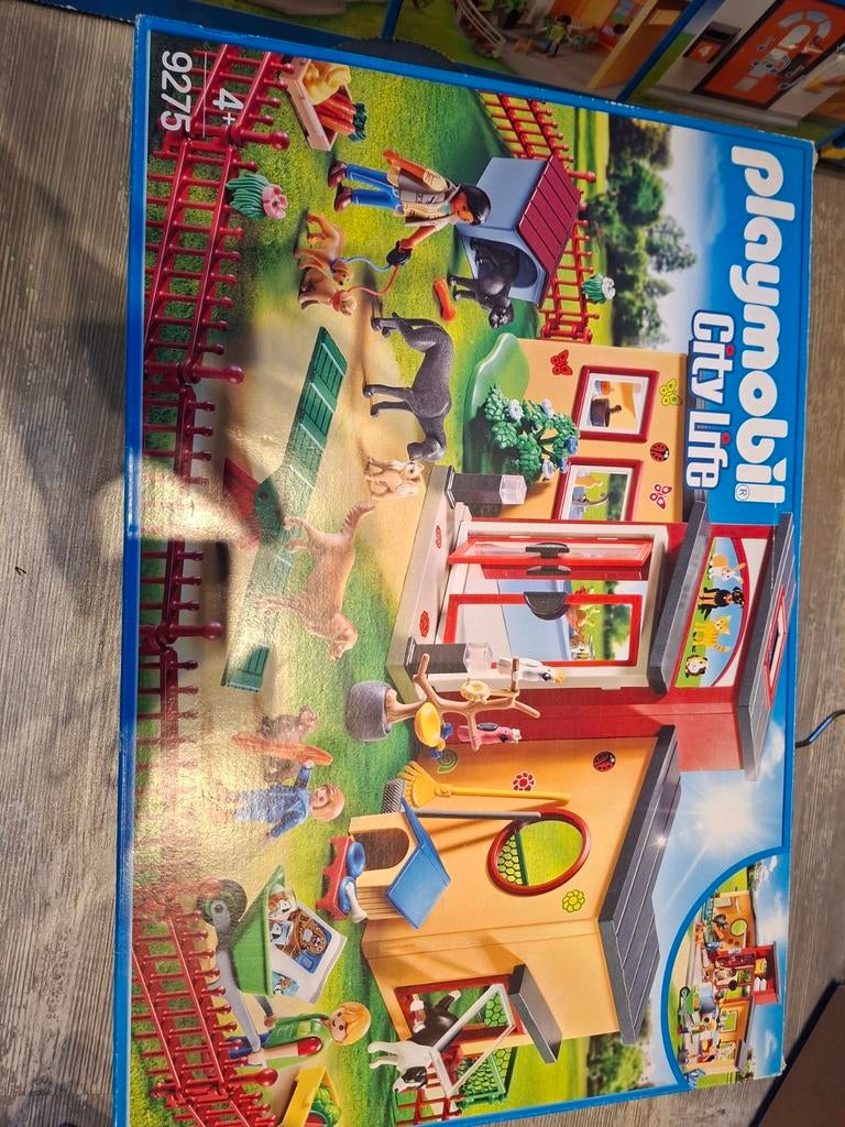 Playmobil dieren opvang 9275, Ophalen of Verzenden, Meer dan 50 stukjes, Zo goed als nieuw