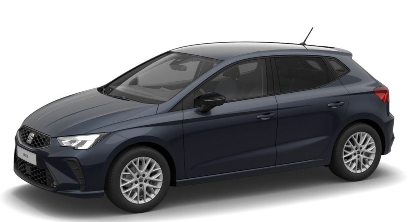 SEAT Ibiza 1.0 EcoTSI Style, Voorwielaandrijving, Stof, Zwart, Ibiza
