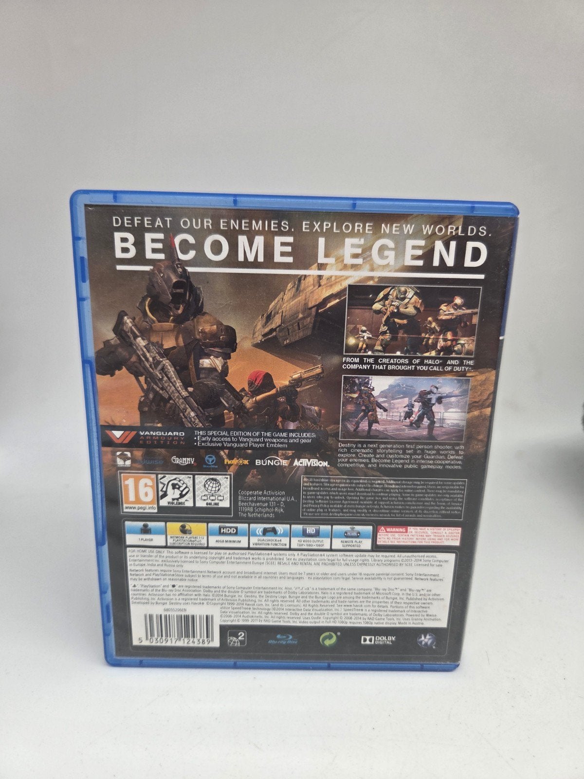 Destiny - Vanguard Edition (PS4), Online, Support@activision.com, Shooter, Ophalen of Verzenden