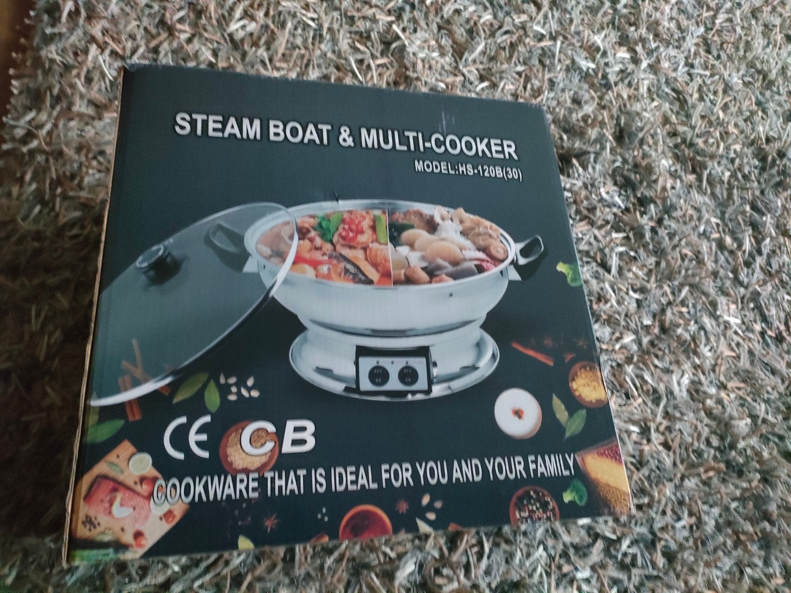 Steam Boat & Multi-Cooker HS-120B(30) - Nieuw, Verzenden