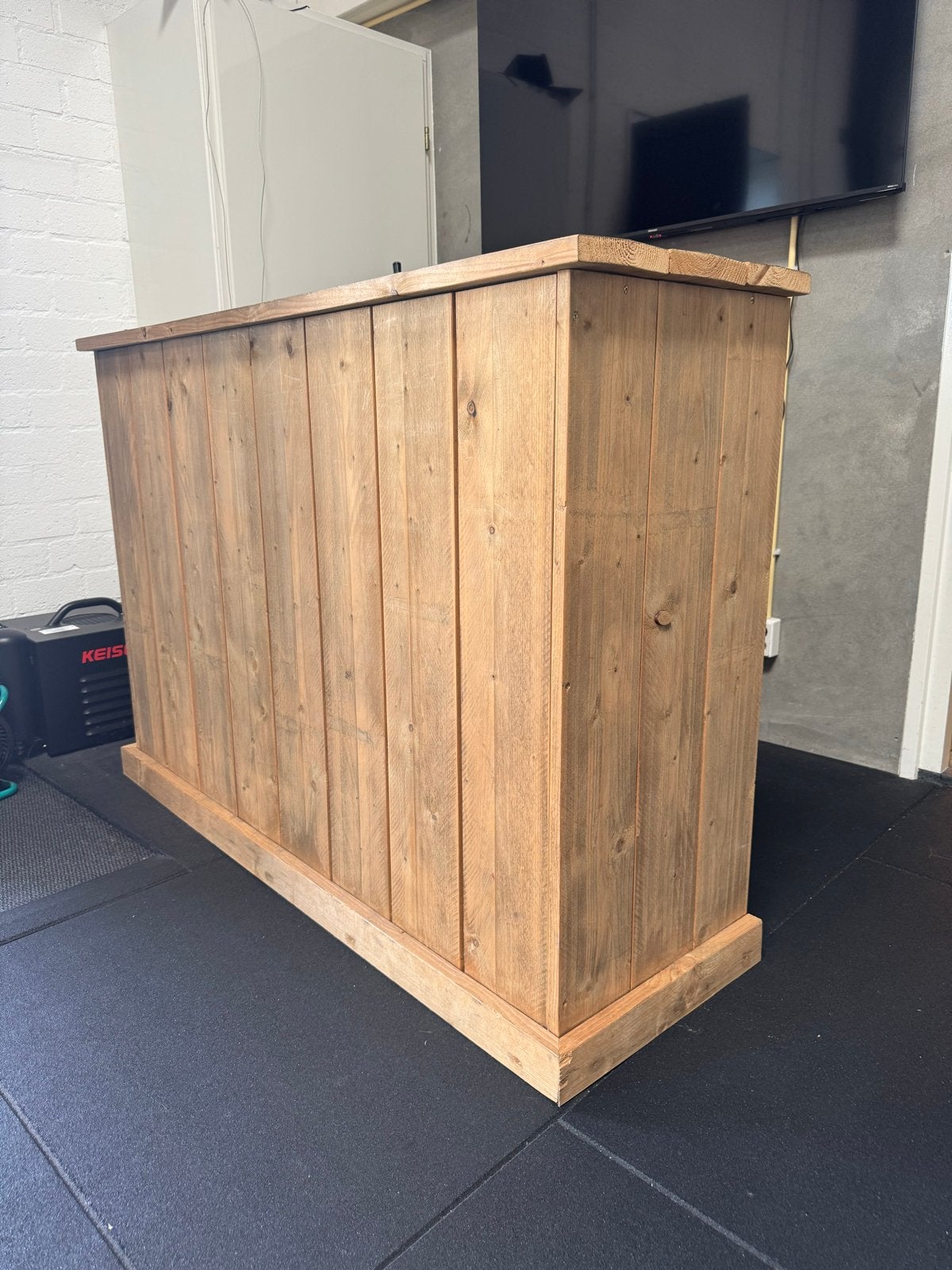 Steigerhouten balie - Perfect voor thuis of kantoor, Ophalen, Gebruikt