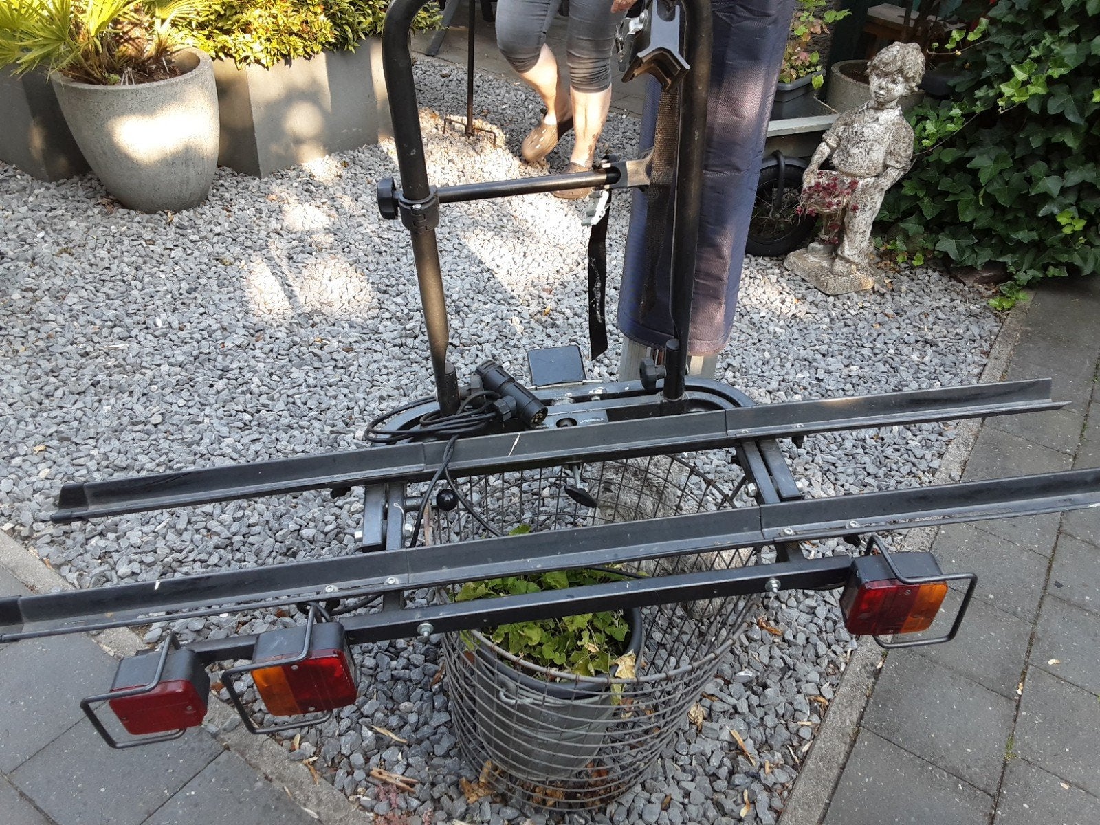 Gebruikte trekhaak fietsendrager voor 2 fietsen, Ophalen of Verzenden, 2 fietsen, Gebruikt, Trekhaakdrager