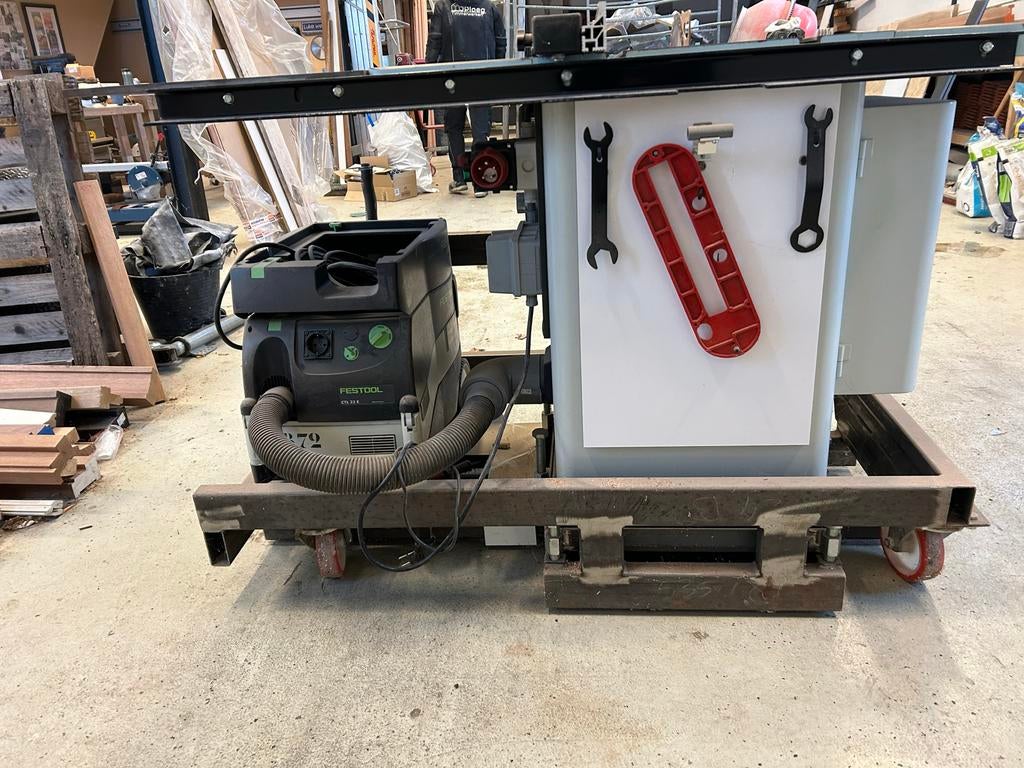 Harvey HW110LGE Tafelzaag 250mm met Festool stofzuiger, Doe-het-zelf en Verbouw, Gereedschap | Zaagmachines, Ophalen, Gebruikt