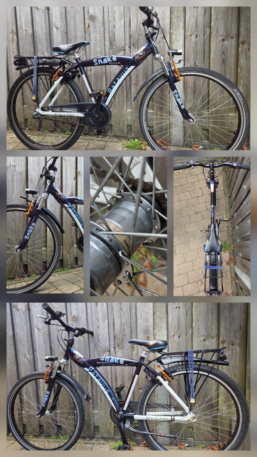 Batavus Snake fietsen (Rijklaar), Ophalen, Zo goed als nieuw, Batavus Snake, Versnellingen