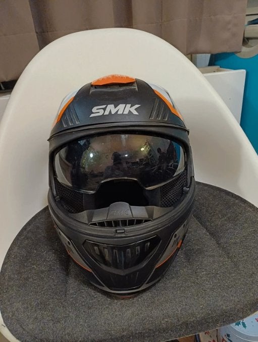 SMK Gullwing S01 Motorcycle Helmet, Ophalen of Verzenden, Tweedehands, Integraalhelm, Overige merken