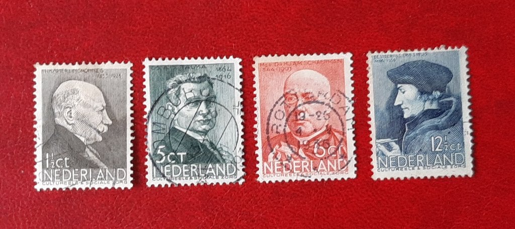 1936 Nederland Zomerzegels Nvph 283 - 286 Gestempeld, Ophalen, Gestempeld