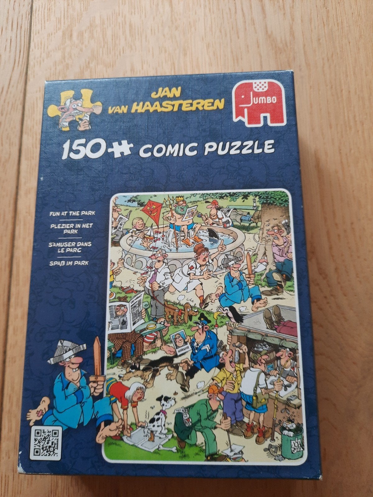 Jan van Haasteren puzzel - Plezier in het park, Ophalen of Verzenden, Minder dan 500 stukjes, Zo goed als nieuw, Legpuzzel