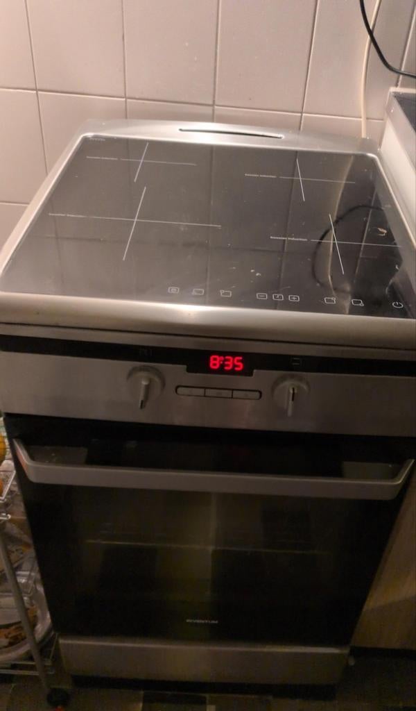 Inventum VFI5042RVS Inductie Fornuis - 2 jaar oud, Witgoed en Apparatuur, Fornuizen, Ophalen, Gebruikt, 60 cm of meer, 4 kookzones