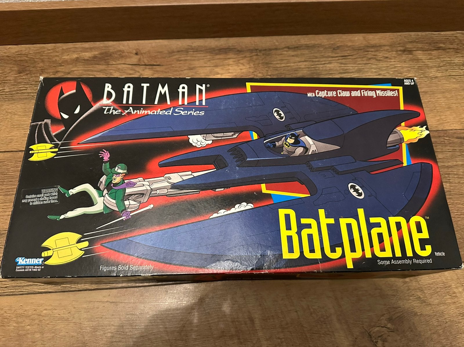 Batwing batplane batman the animated series kenner vintage, Verzamelen, Ophalen of Verzenden, Nieuw, Tv
