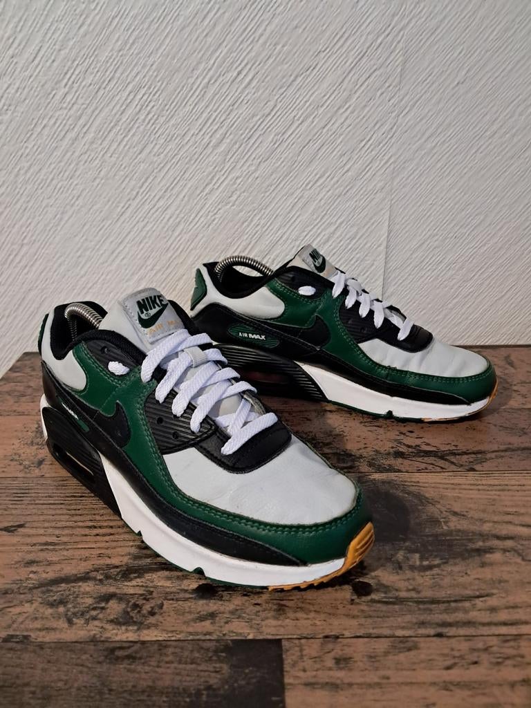 Nike Air Max 90 Leather Gorge Green Size 38,5, Kleding | Heren, Schoenen, Gedragen, Sneakers of Gympen, Overige kleuren, Ophalen of Verzenden
