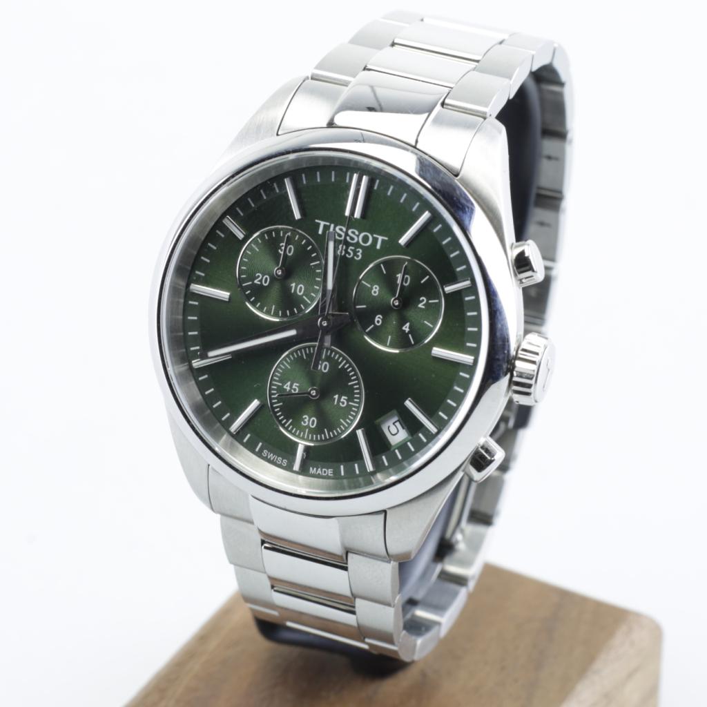 Tissot PR 100 Chronograph Groen T1504171109100 in doos, Tissot, Zo goed als nieuw, Support@tissot.com, Rue Louis-Joseph Chevalier 1
2002 Neuchâtel
Switzerland