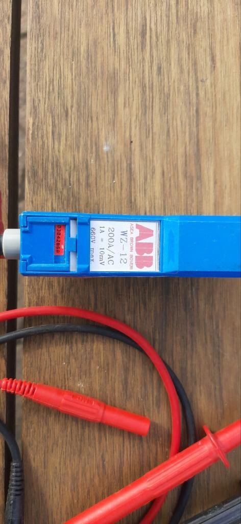 ABB WZ-12 stroomtang, Doe-het-zelf en Verbouw, Meetapparatuur, Ophalen of Verzenden