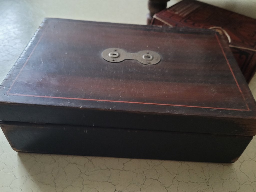 vintage houten kistje, Ophalen of Verzenden