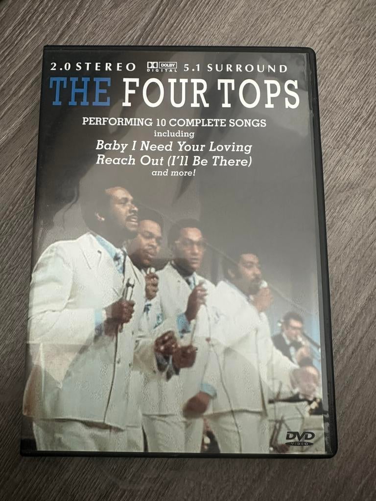 The four tops (dvd), Cd's en Dvd's, Vanaf 12 jaar, Ophalen of Verzenden, Zo goed als nieuw