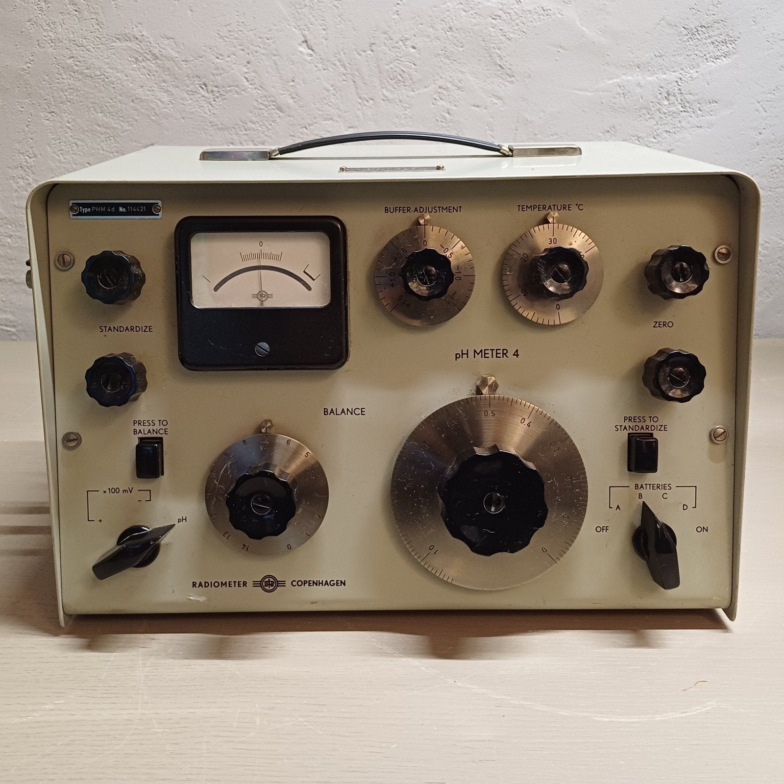 VINTAGE LABORATORIUM MEETINSTRUMENT, Ophalen of Verzenden