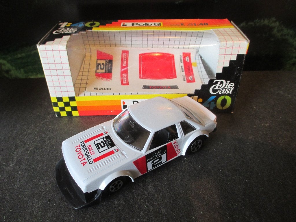1:40 Toyota Celica Rally - Polistil Mint Boxed, Ophalen of Verzenden, Gebruikt, Auto, Overige merken