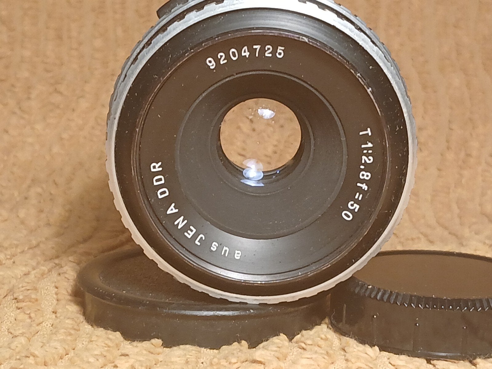 Carl Zeiss Jena T 1:2.8 f=50 lens, Gebruikt, Ophalen of Verzenden, Overige vattingen, Handmatige focus