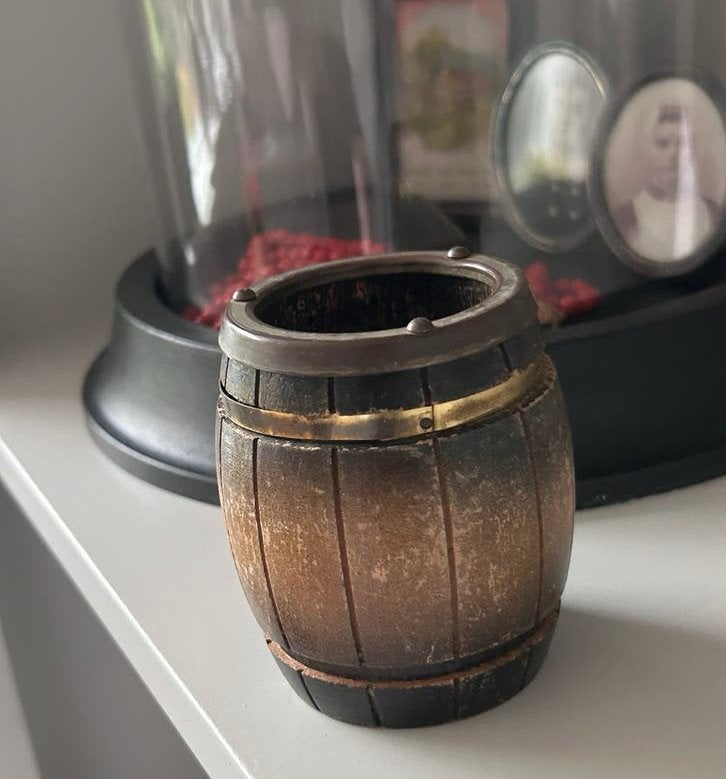 Klein houten tonnetje, Ophalen of Verzenden