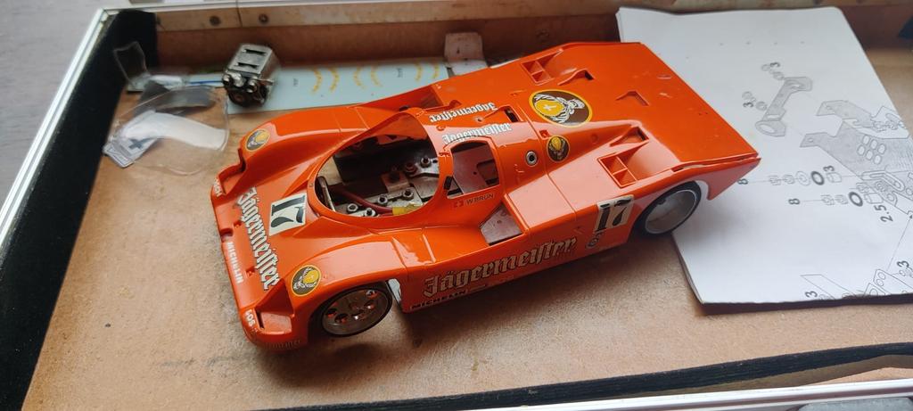 Slotrace Auto Jägermeister - Oranje Raceauto, Gebruikt, Auto, 1:32 tot 1:50, Ophalen