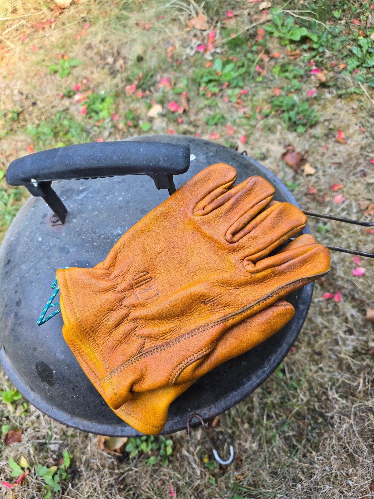 Crud Leren Bushcraft Handschoenen uit Göteborg, Zweden, Verzenden, Gebruikt