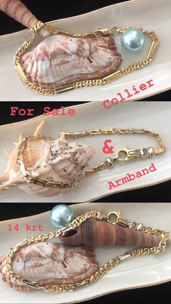 Gouden Colliers en Armbanden, Ophalen of Verzenden, Nieuw, Goud, Goud