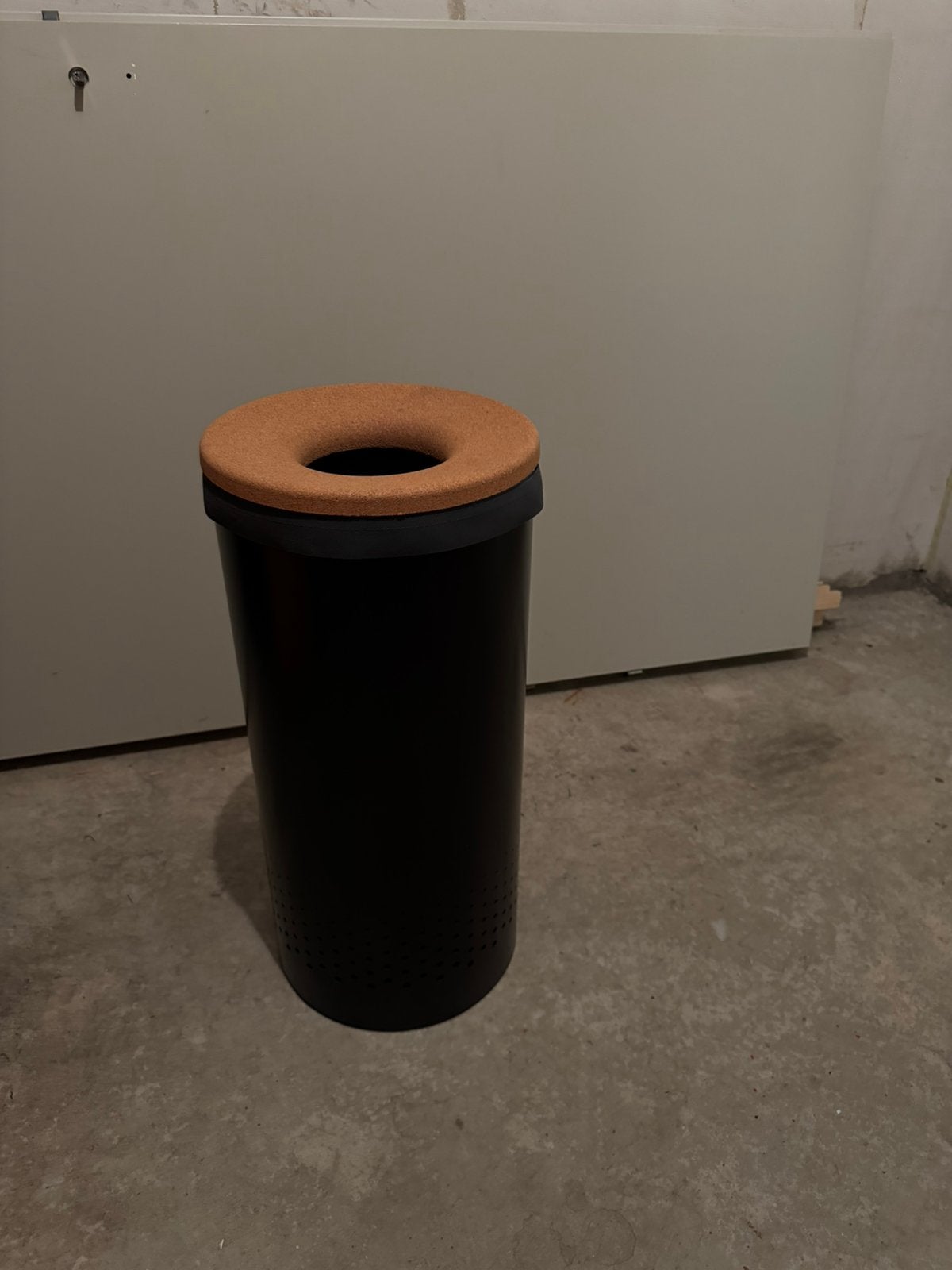 Brabantia wasmand 60 liter mat zwart, Ophalen, Gebruikt, Zwart, Overige typen