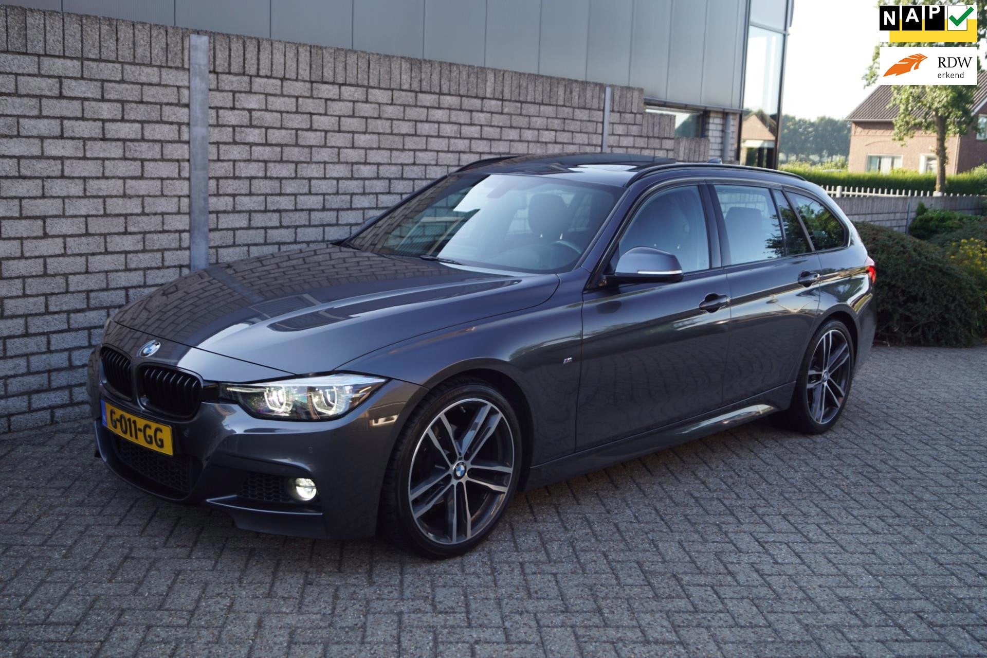 BMW 3-serie Touring 318i M Sport Corporate Lease Autom Leder, Auto's, BMW, Automaat, Gebruikt, 3 cilinders, 3-Serie