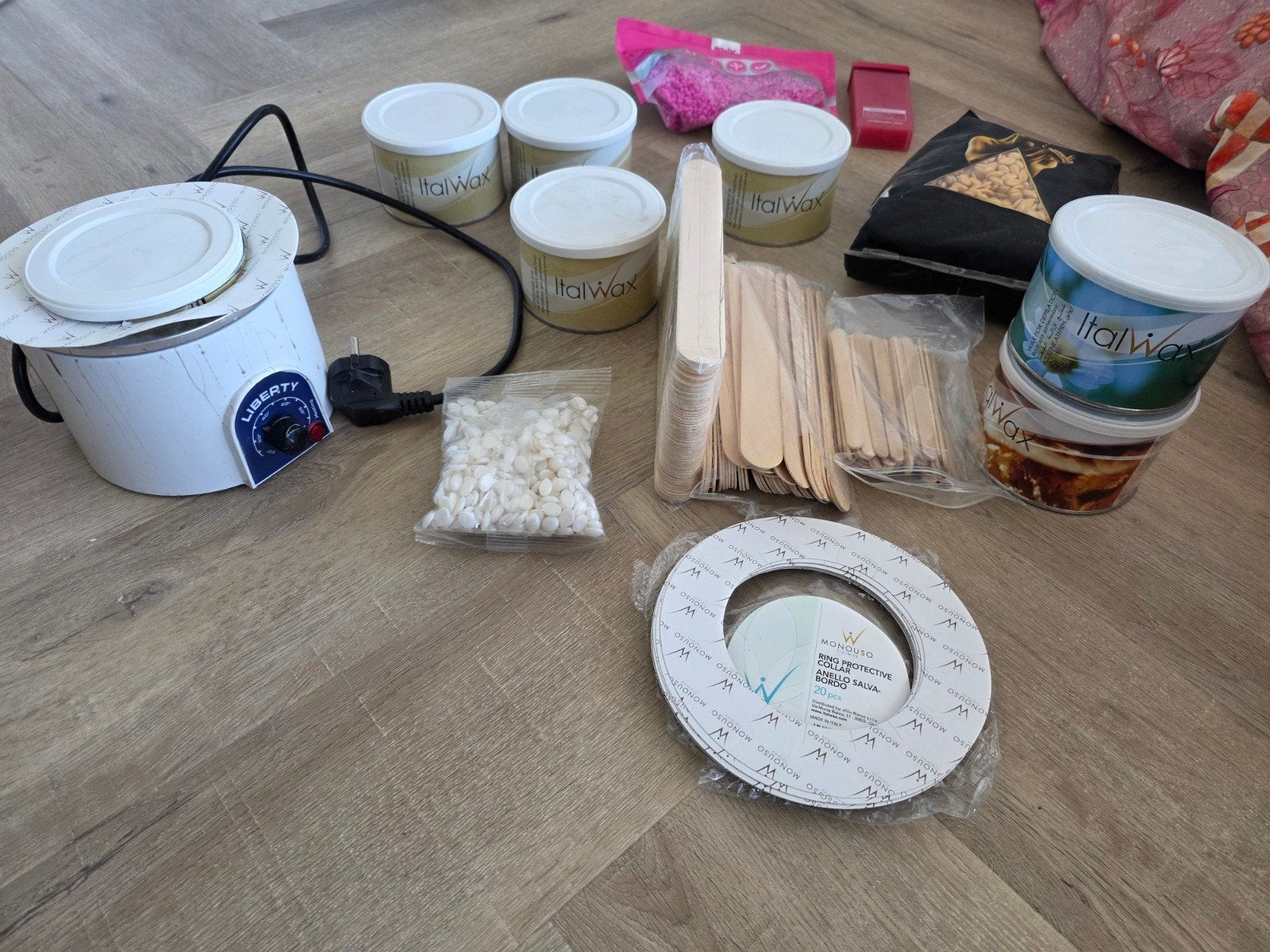 Complete wax set met verwarmer en diverse waxen, Ophalen of Verzenden, Nieuw, Overige typen