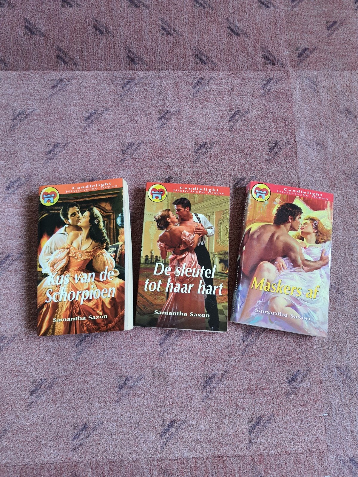 3 Candlelight Historische Romans van Samantha Saxon, Boeken, Romans, Ophalen of Verzenden, Gelezen, Samantha Saxon, Nederland