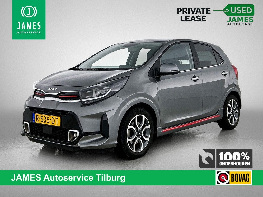 Kia Picanto 1.0 GT-Line CAMERA | LEER | NAVI | 15"LMV, Auto's, Kia, 12 maanden, Gebruikt, 4 stoelen, 23 km/l
