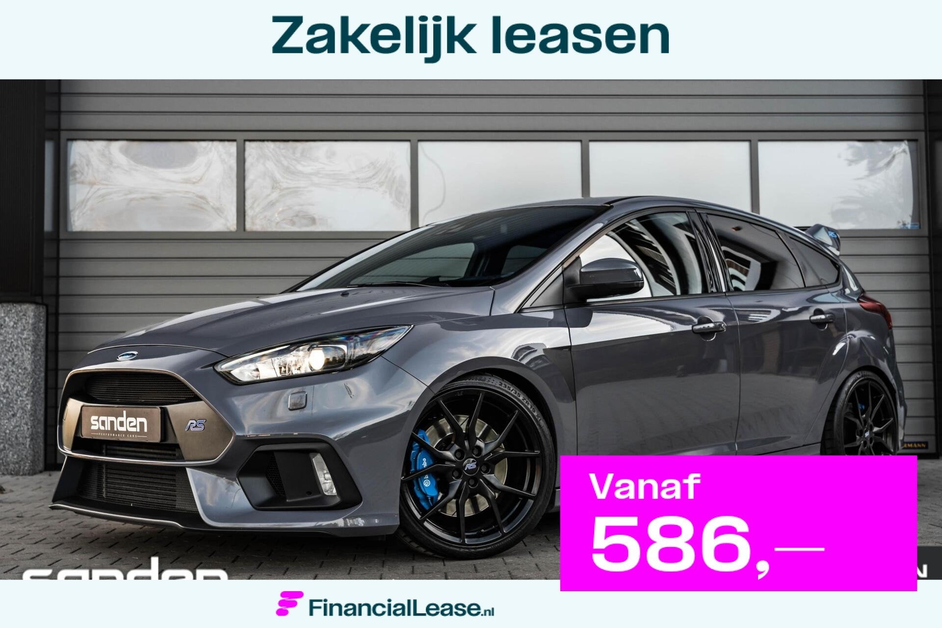 Ford Focus 2.3 RS|StealthGrey|Recaro|CarPlay|Cam|Sony|KW set, Dealer onderhouden, 4 cilinders, 2300 cc, Bedrijf